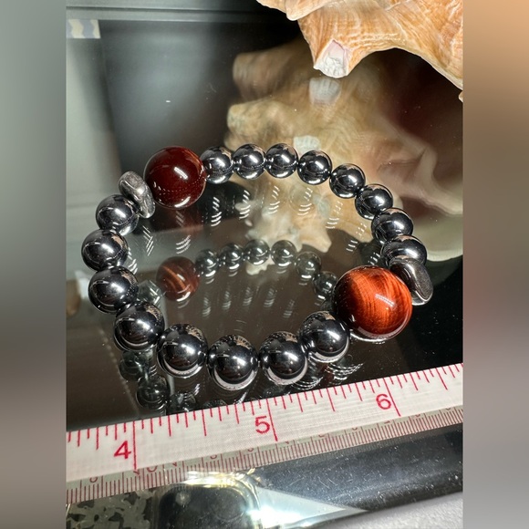 (JOEHANNA) TERAHERTZ  NATURAL STONES  BRACELET size 7” - Picture 11 of 11